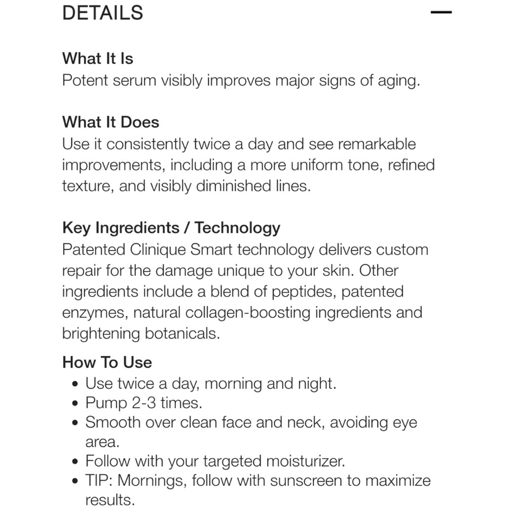 Clinique Smart Custom Repair Serum - Picture 4 of 4